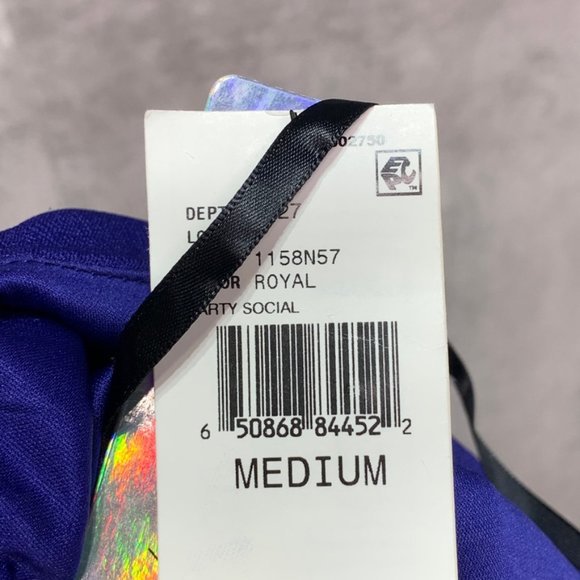 BCX Royal Blue Juniors' Asymmetrical Embellished S - Picture 11 of 14